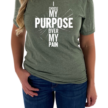 Purpose Over Pain Womens Tee