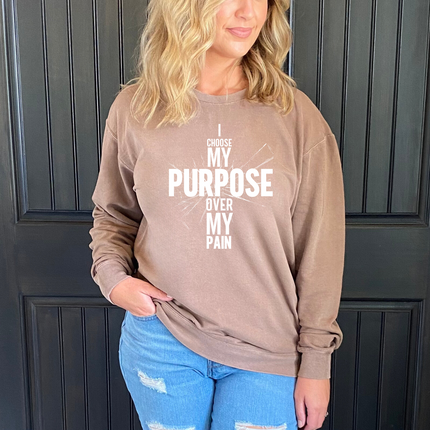 Purpose Over Pain Crewneck Sweatshirt