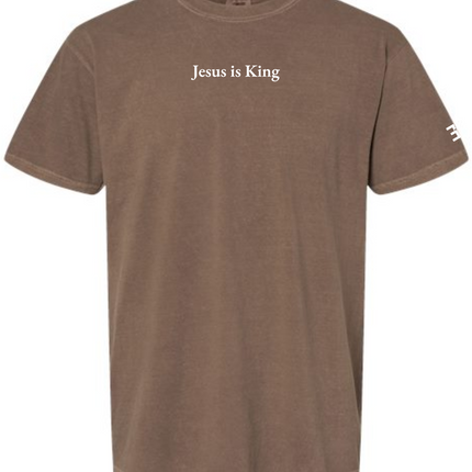 Jesus Is King Pigment Dyed Tee