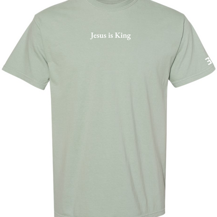 Jesus Is King Pigment Dyed Tee