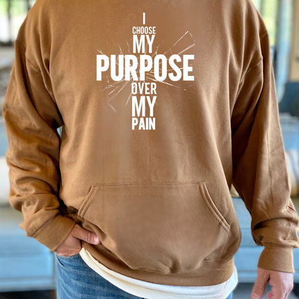 Purpose Over Pain Fleece Hoodie