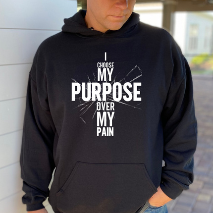 Purpose Over Pain Fleece Hoodie