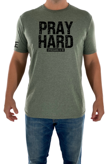 Pray Hard Mens Tee